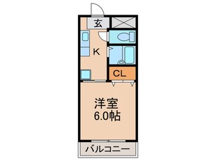 ＫＳリバ－パ－クの物件間取画像